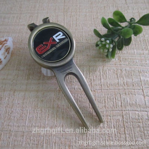 Custom Logo Antique Bronze Golf Hat Ball Marker Golf Accessory Supplier Order